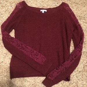Delias maroon sweater